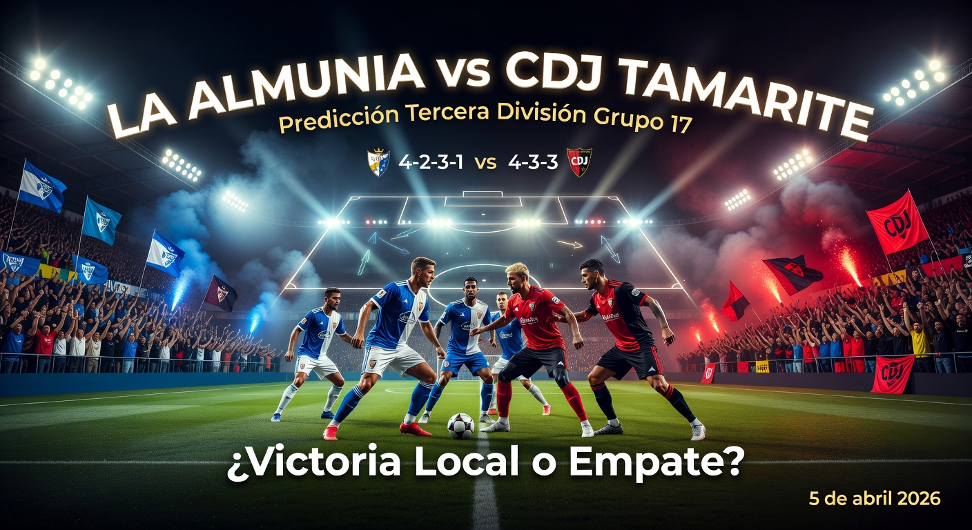 La Almunia vs CDJ Tamarite Pronóstico / Prediction