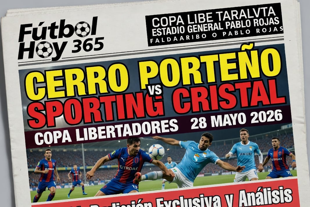 Cerro Porteño vs Sporting Cristal Copa Libertadores 28 Mayo 2026