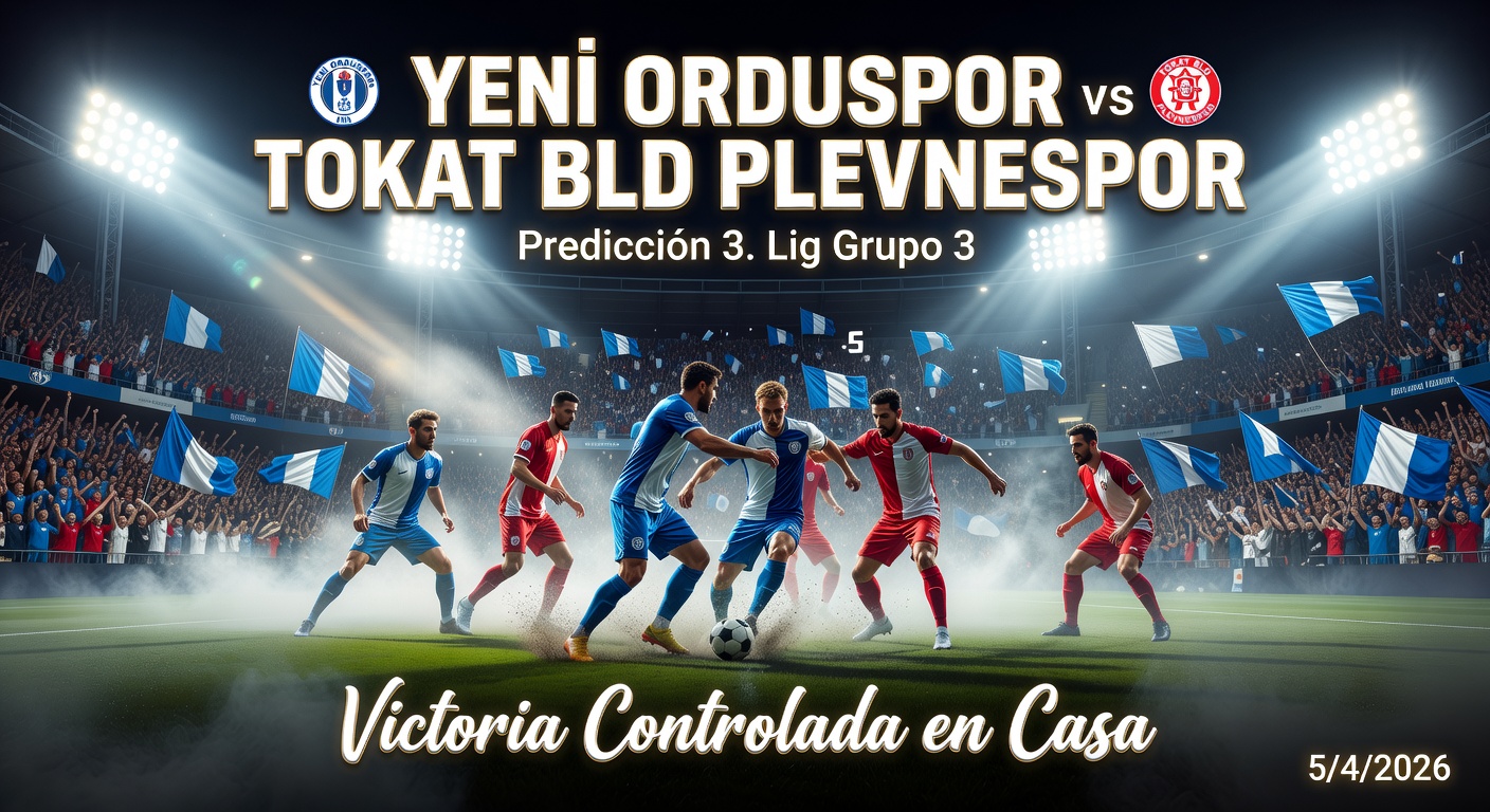 Yeni Orduspor vs Tokat Bld Plevnespor Pronóstico / Prediction