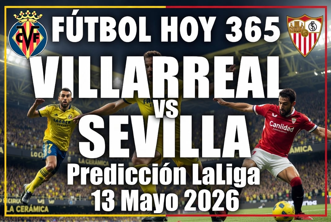 Villarreal vs Sevilla Prediccion LaLiga 13 Mayo 2026