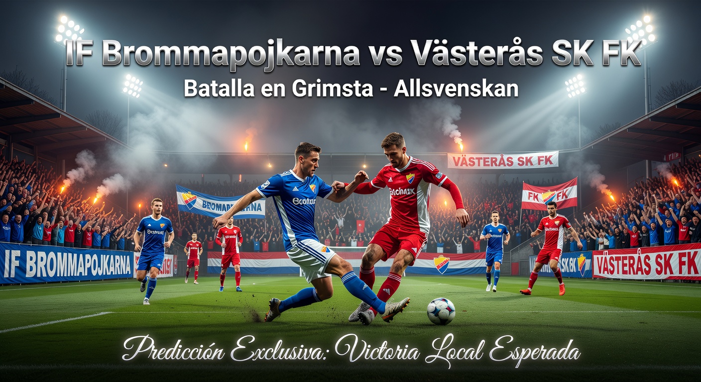 IF Brommapojkarna vs Vasteras SK FK Pronóstico / Prediction