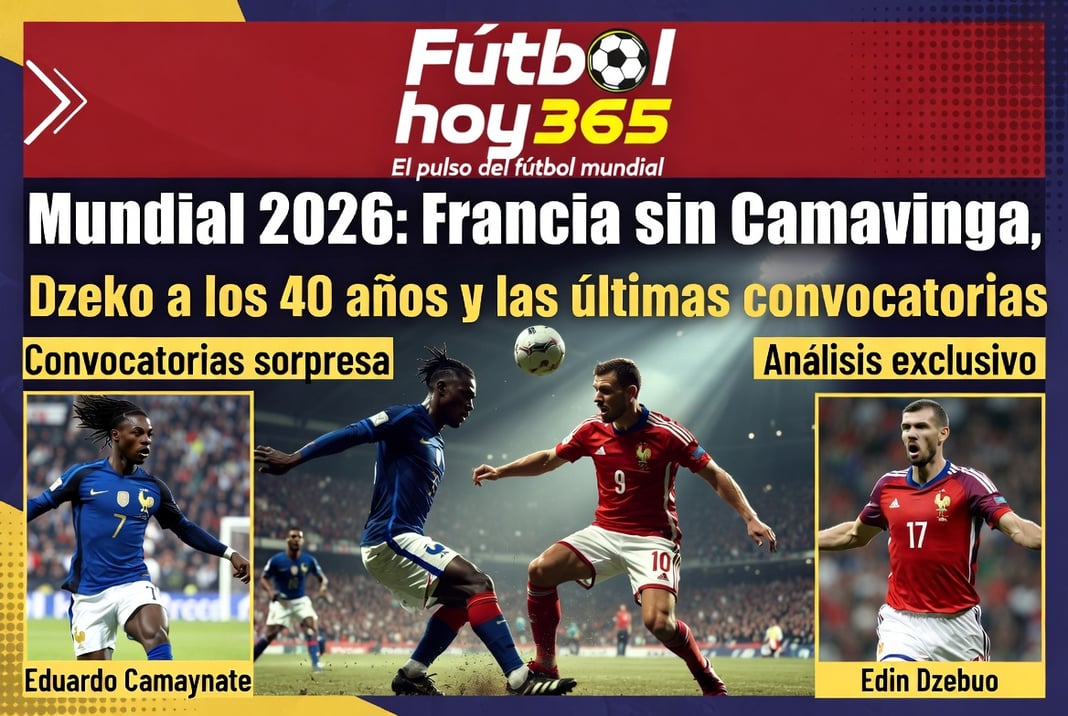 Mundial 2026 Francia sin Camavinga, Dzeko a los 40 años y las últimas convocatorias