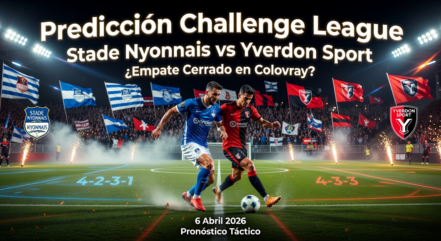 Stade Nyonnais vs Yverdon Sport Pronóstico / Prediction