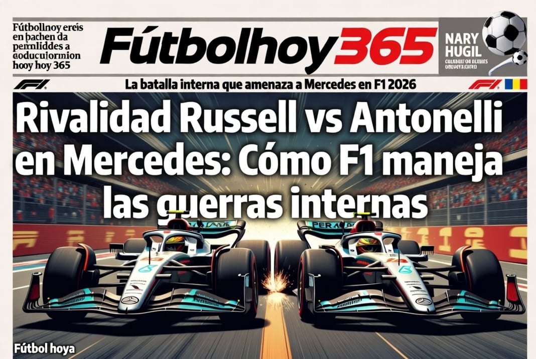 Rivalidad Russell vs Antonelli en Mercedes Cómo F1 maneja las guerras internas