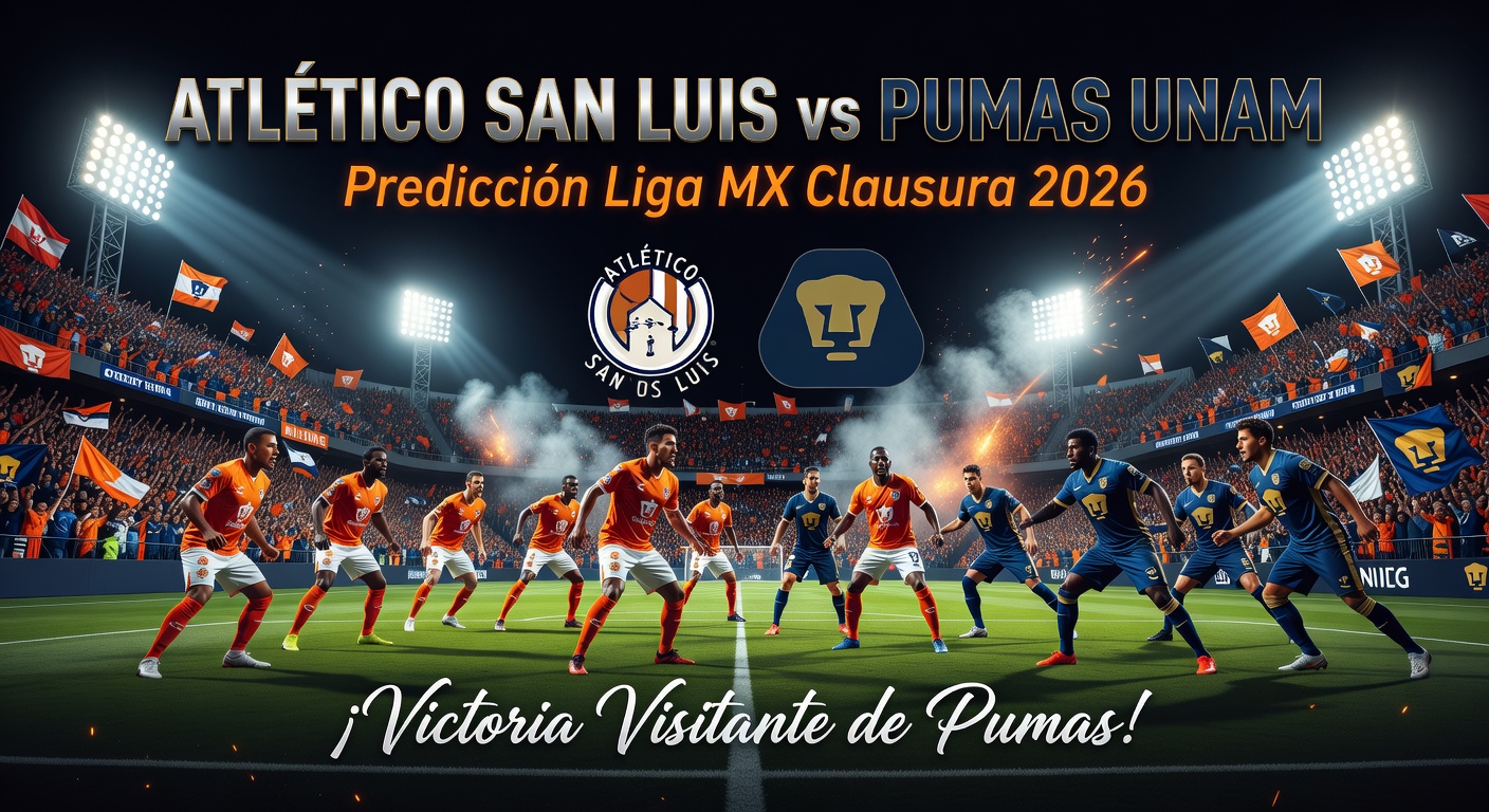 Atletico San Luis vs U.N.A.M. - Pumas Pronóstico / Prediction