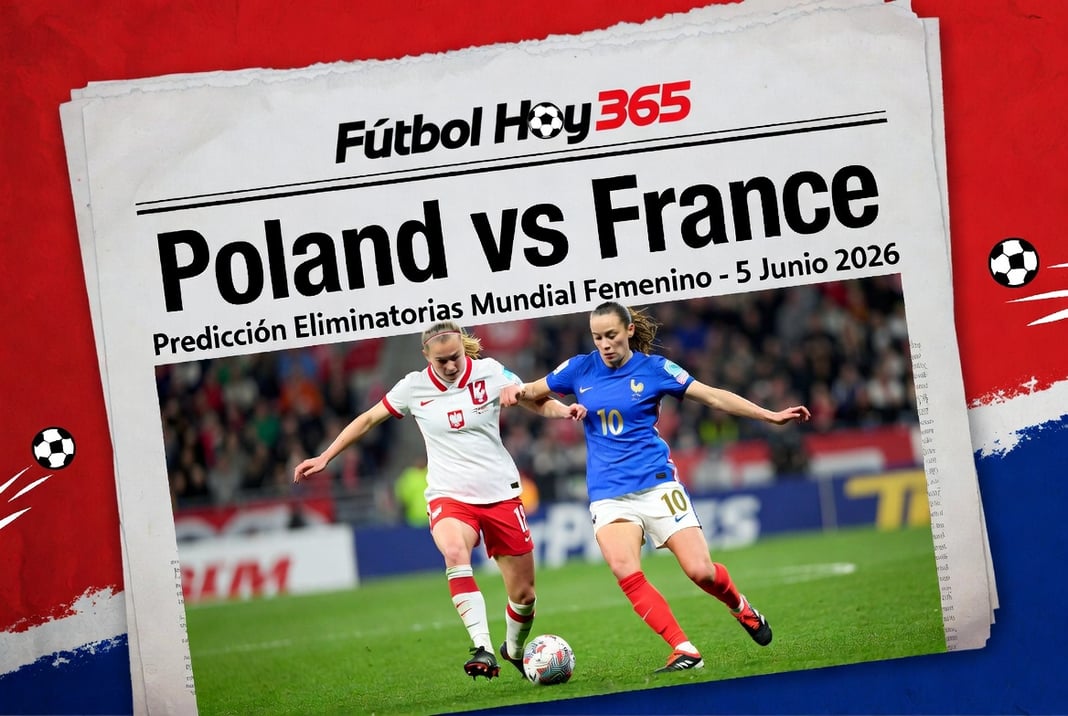 Poland vs France Prediccion Eliminatorias Mundial Femenino 5 Junio 2026