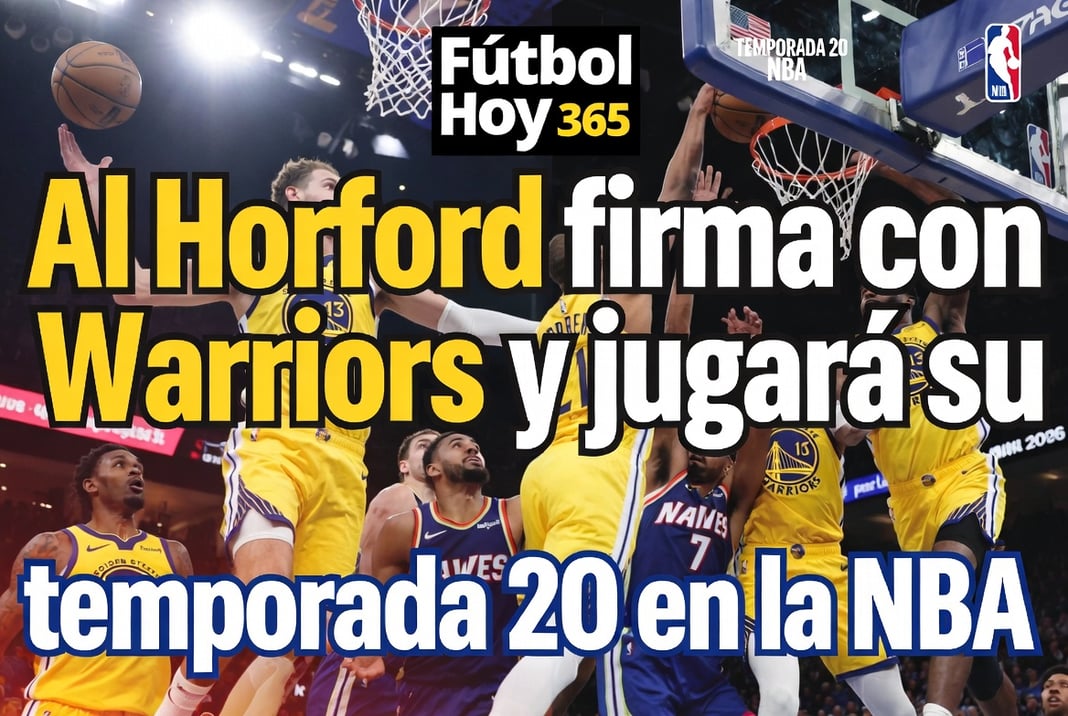 Al Horford firma con Warriors y jugará su temporada 20 en la NBA