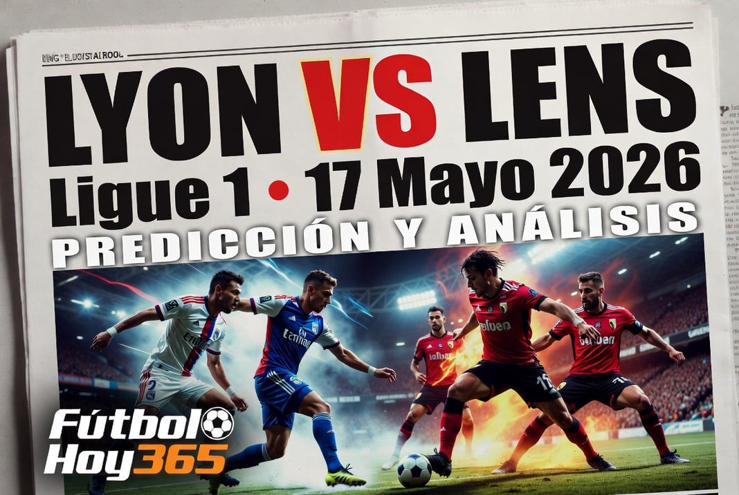 Lyon vs Lens Ligue 1 17 Mayo 2026 Prediccion y Analisis