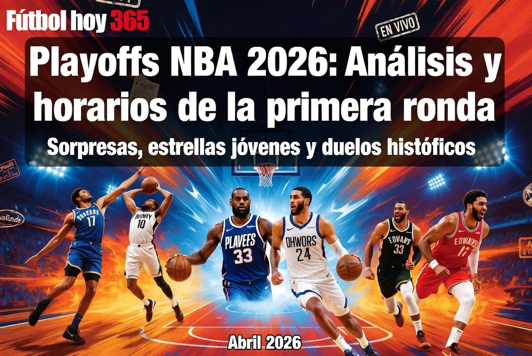 Playoffs NBA 2026 Análisis y horarios de la primera ronda