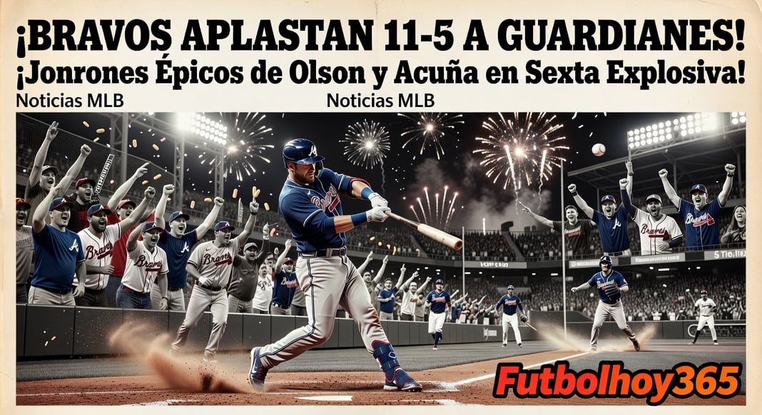 Bravos 11-5 Guardianes: Resumen del Juego del 10 de Abril de 2026 con Jonrones de Olson y Acuña