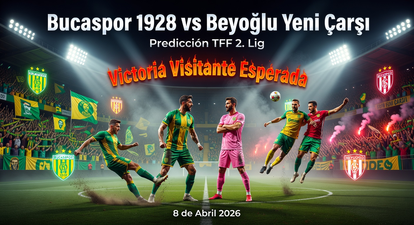 Bucaspor 1928 vs Beyoğlu Yeni Çarşı Pronóstico / Prediction