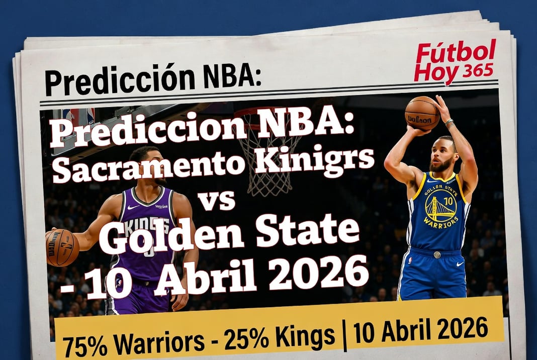 Predicción NBA Sacramento Kings vs Golden State Warriors – 10 Abril 2026