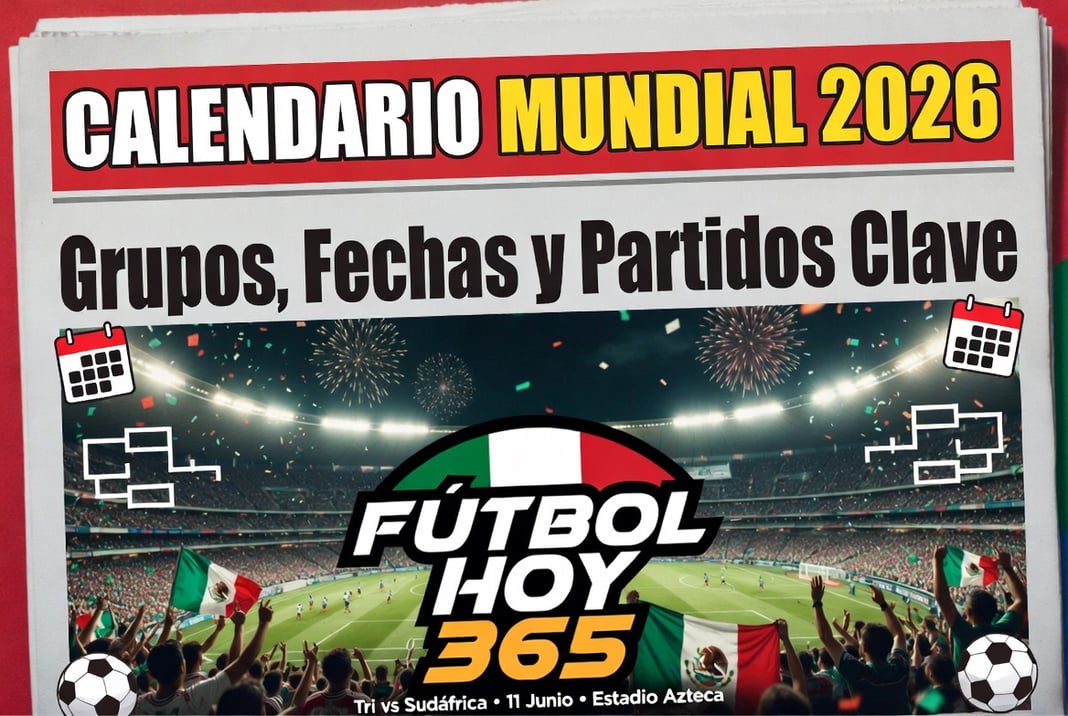 Calendario Mundial 2026 Grupos, Fechas y Partidos Clave