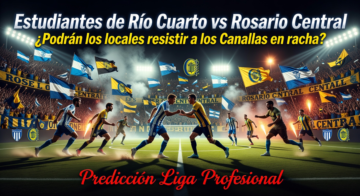 Estudiantes de Rio Cuarto vs Rosario Central Pronóstico / Prediction