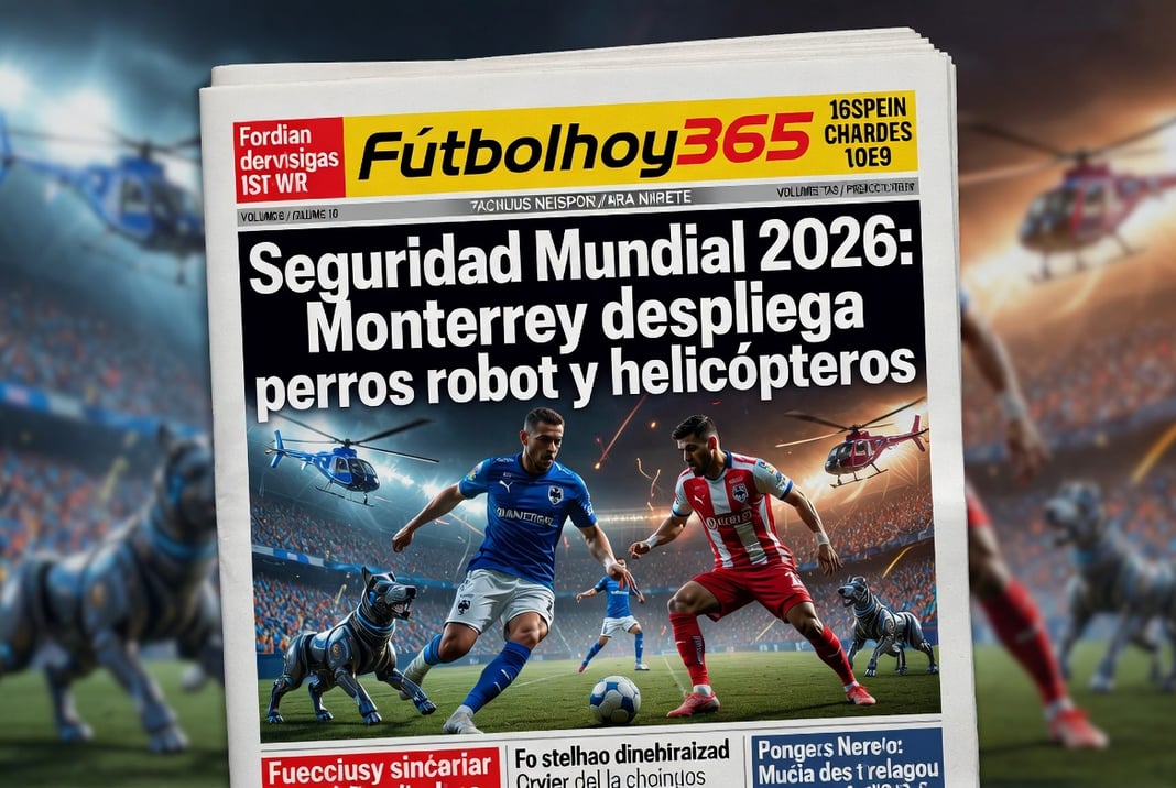 Seguridad Mundial 2026 Monterrey despliega perros robot y helicópteros
