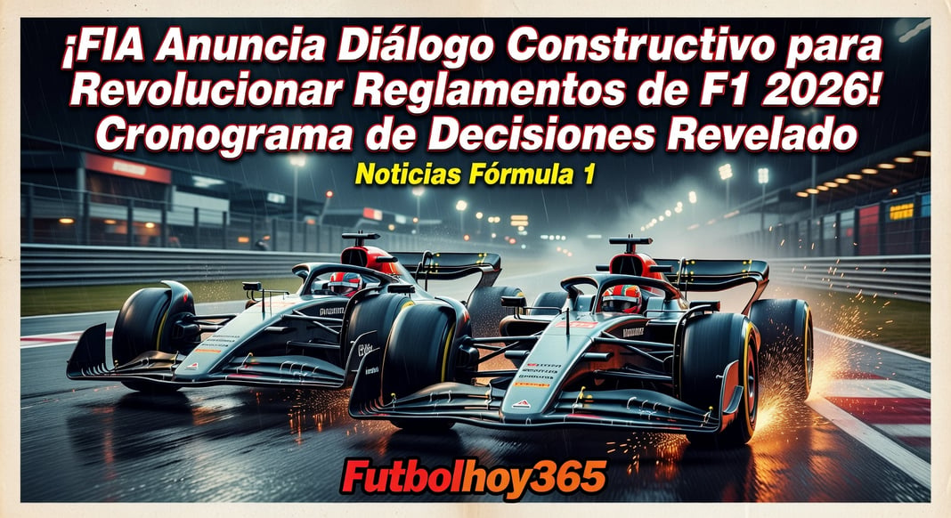 FIA anuncia diálogo constructivo para ajustes en reglamentos de F1 2026 y detalla cronograma de decisiones