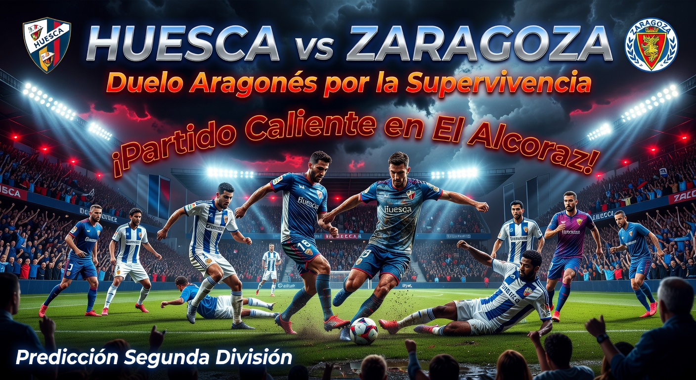 Huesca vs Zaragoza Pronóstico / Prediction
