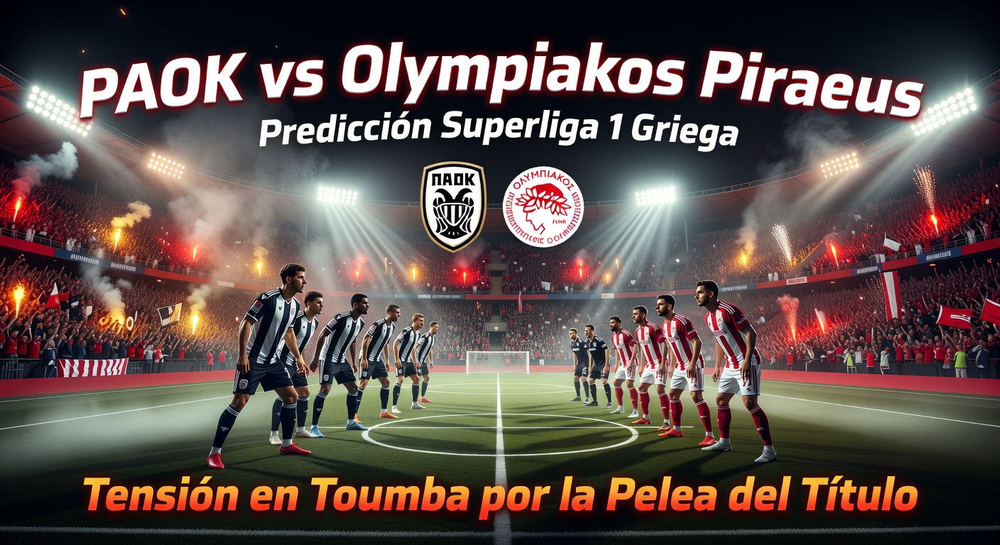 PAOK vs Olympiakos Piraeus Pronóstico / Prediction