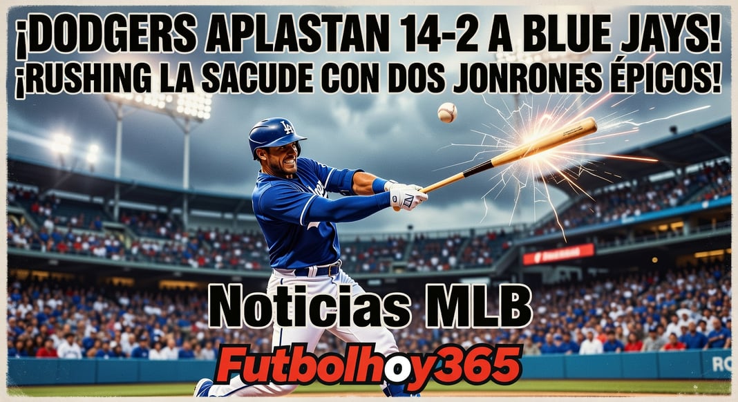 Dodgers 14-2 Blue Jays: Dalton Rushing conecta dos jonrones en épico resumen del 6 de abril de 2026