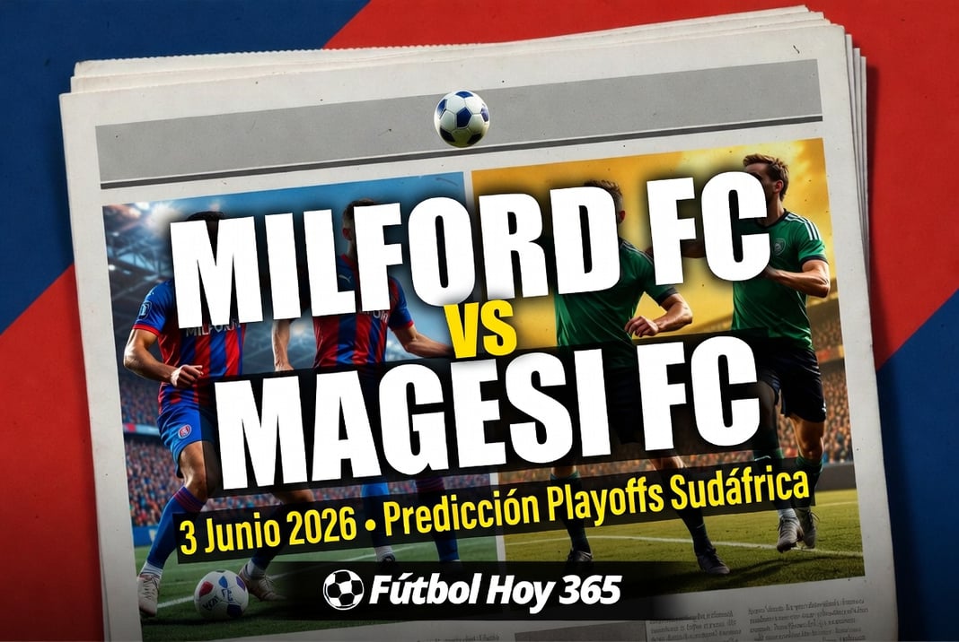 Milford FC vs Magesi FC 3 Junio 2026 Prediccion Playoffs Sudáfrica