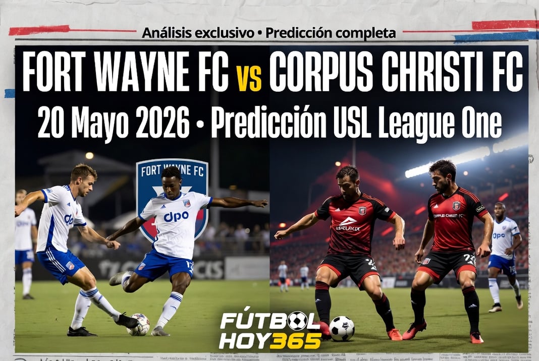 Fort Wayne FC vs Corpus Christi FC 20 Mayo 2026 Prediccion USL League One