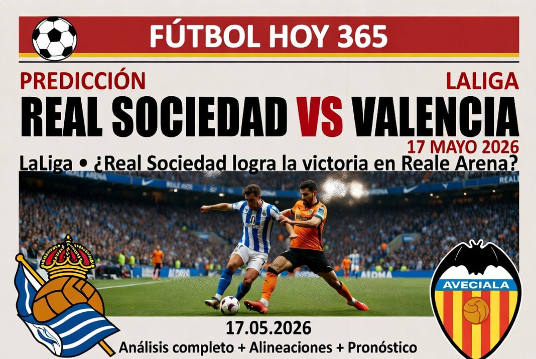 Prediccion Real Sociedad vs Valencia LaLiga 17 Mayo 2026