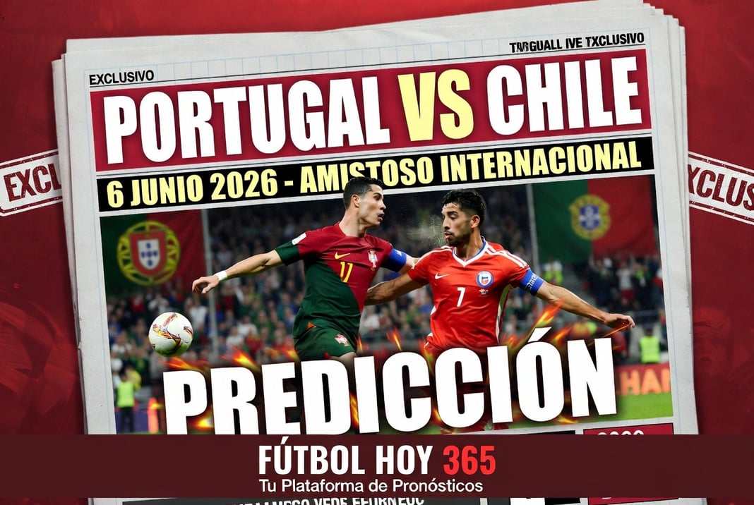 Portugal vs Chile 6 junio 2026 Prediccion Amistoso Internacional