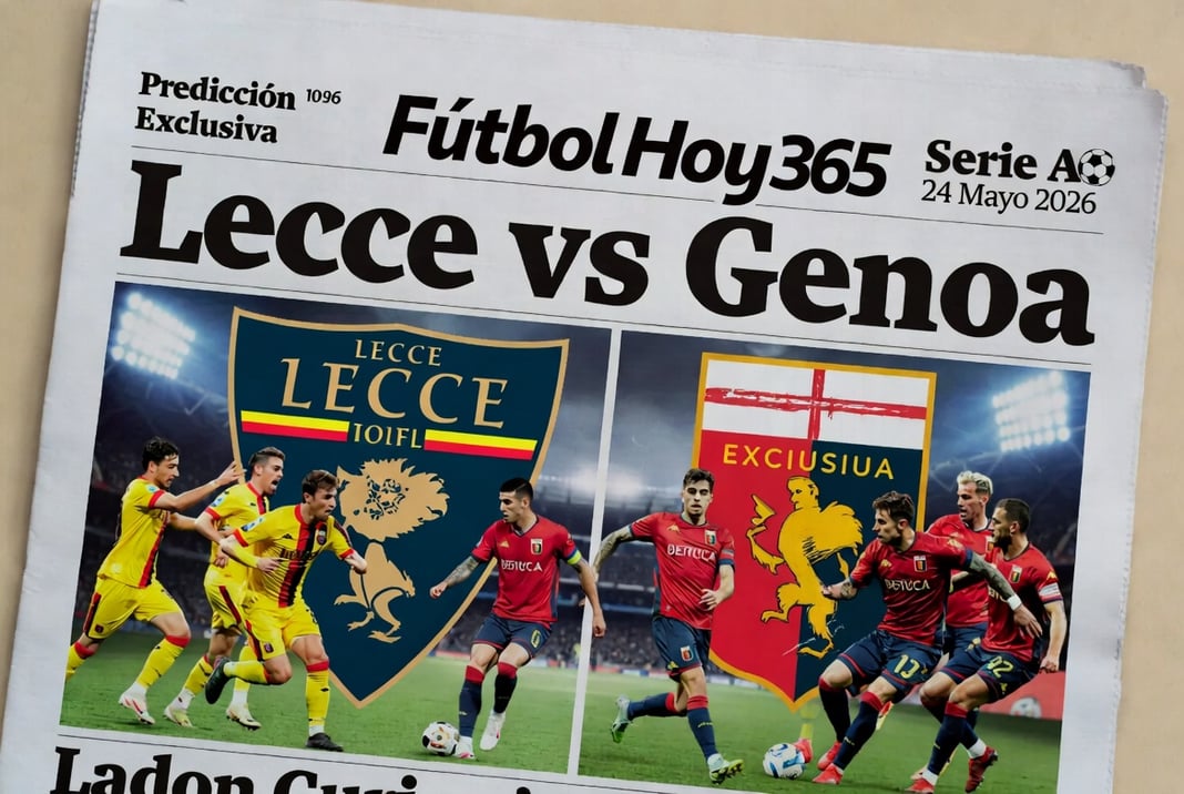 Lecce vs Genoa Serie A 24 Mayo 2026