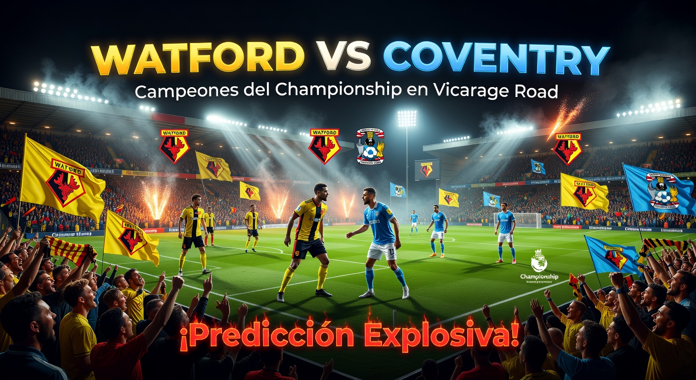 Watford vs Coventry Pronóstico / Prediction