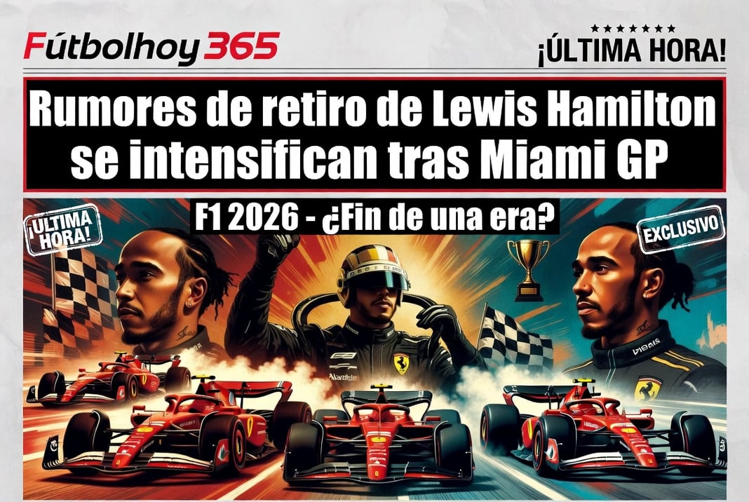 Rumores de retiro de Lewis Hamilton se intensifican tras Miami GP