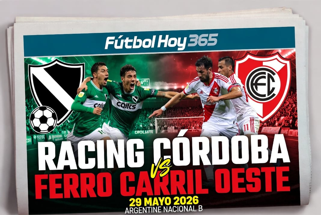Racing Cordoba vs Ferro Carril Oeste Argentine Nacional B 29 Mayo 2026 Prediccion