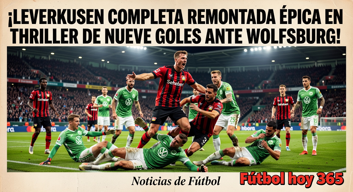 Bayer Leverkusen Thrash Wolfsburg 6-3 in Bundesliga