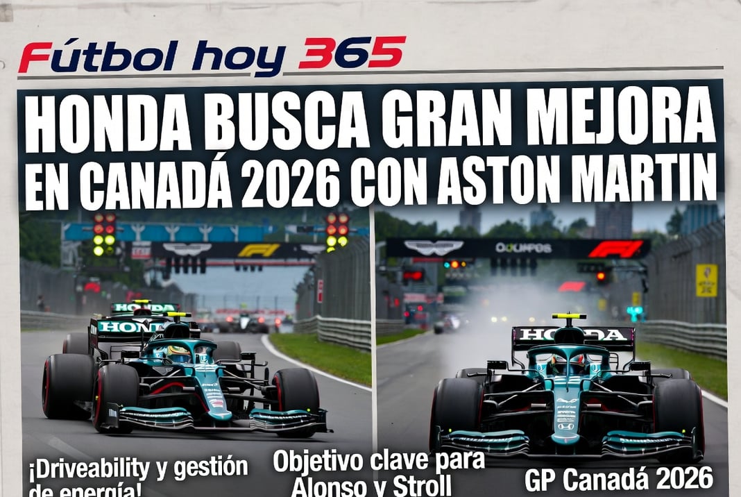 Honda busca gran mejora en Canadá 2026 con Aston Martin