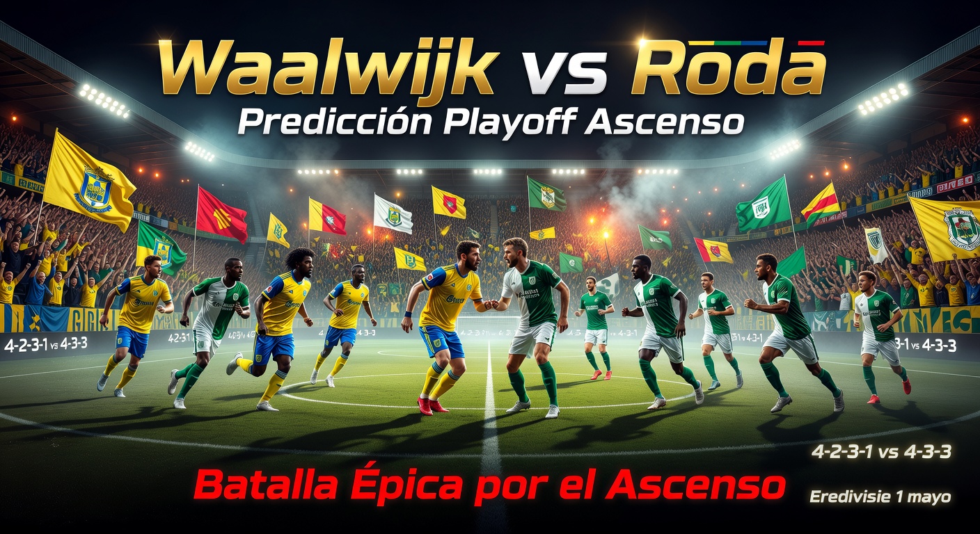 Waalwijk vs Roda Pronóstico / Prediction