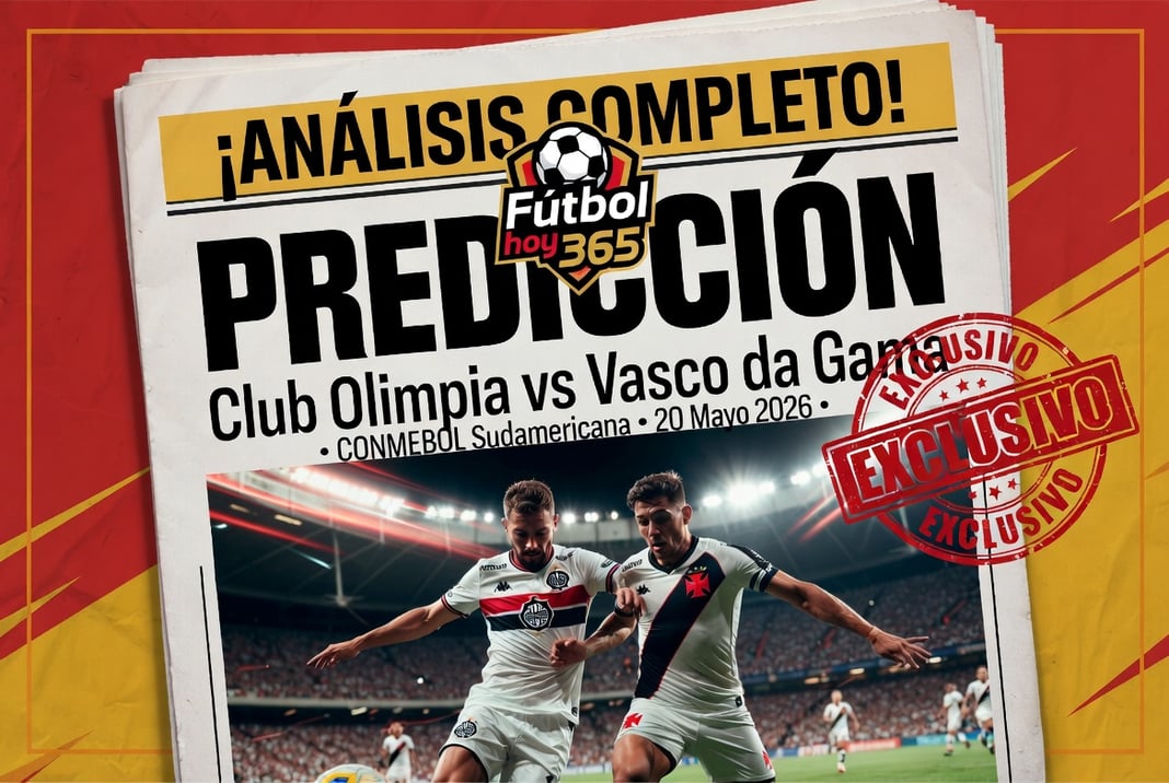 Prediccion Club Olimpia vs Vasco da Gama CONMEBOL Sudamericana 20 Mayo 2026