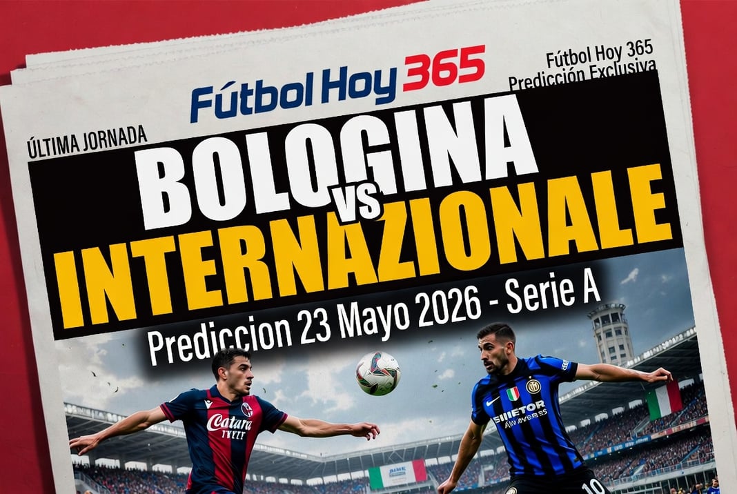 Bologna vs Internazionale Prediccion 23 Mayo 2026 Serie A