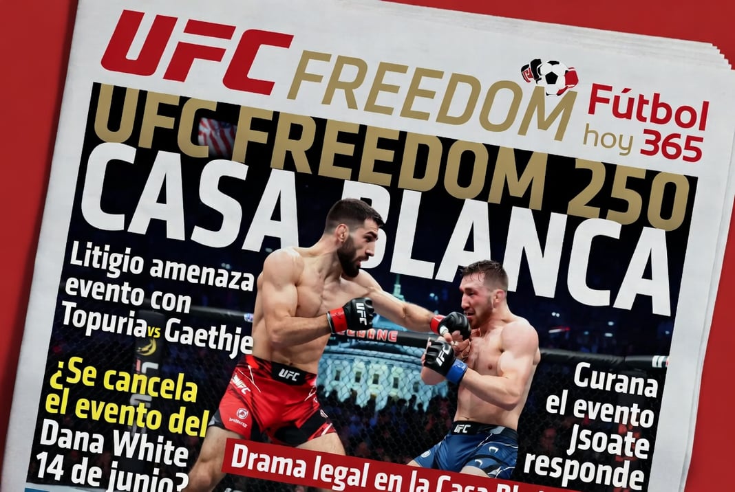 UFC Freedom 250 Casa Blanca Litigio amenaza evento con Topuria vs Gaethje