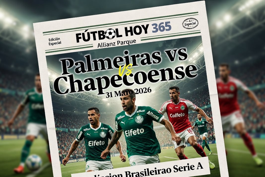 Palmeiras vs Chapecoense 31 Mayo 2026 Prediccion Brasileirao Serie A