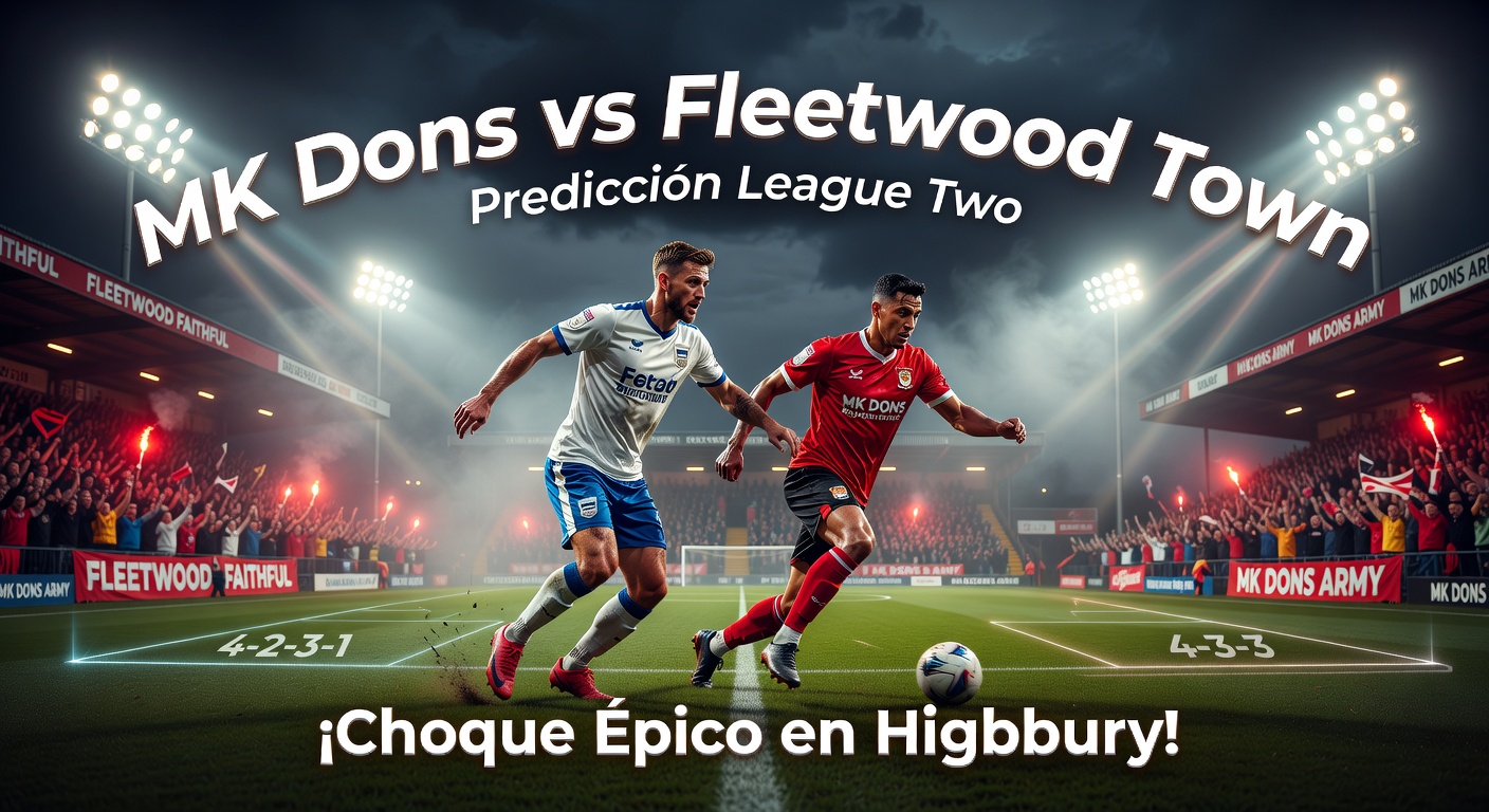 Fleetwood Town vs Milton Keynes Dons Pronóstico / Prediction