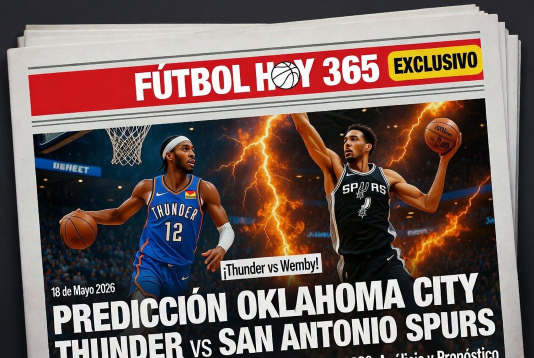 Predicción Oklahoma City Thunder vs San Antonio Spurs Game 1 Finales Oeste NBA 2026 Análisis y pronóstico