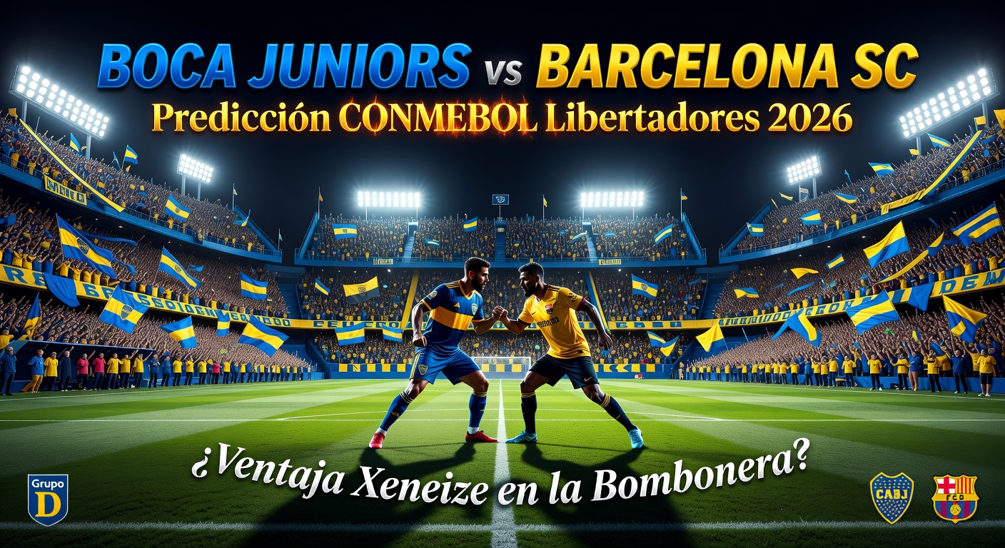 Boca Juniors vs Barcelona SC Pronóstico / Prediction