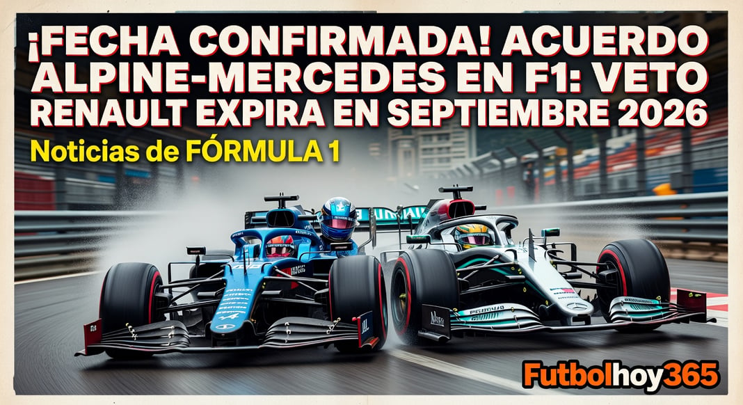 Fecha Confirmada para Acuerdo Alpine-Mercedes en F1: Veto de Renault Expira en Septiembre 2026