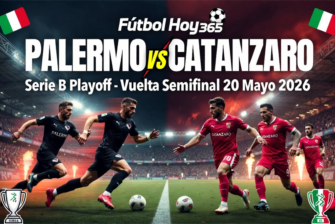 Palermo vs Catanzaro Serie B Playoff 20 Mayo 2026