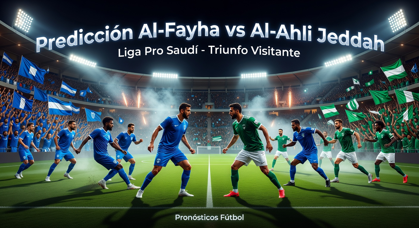 Al-Fayha vs Al-Ahli Jeddah Pronóstico / Prediction