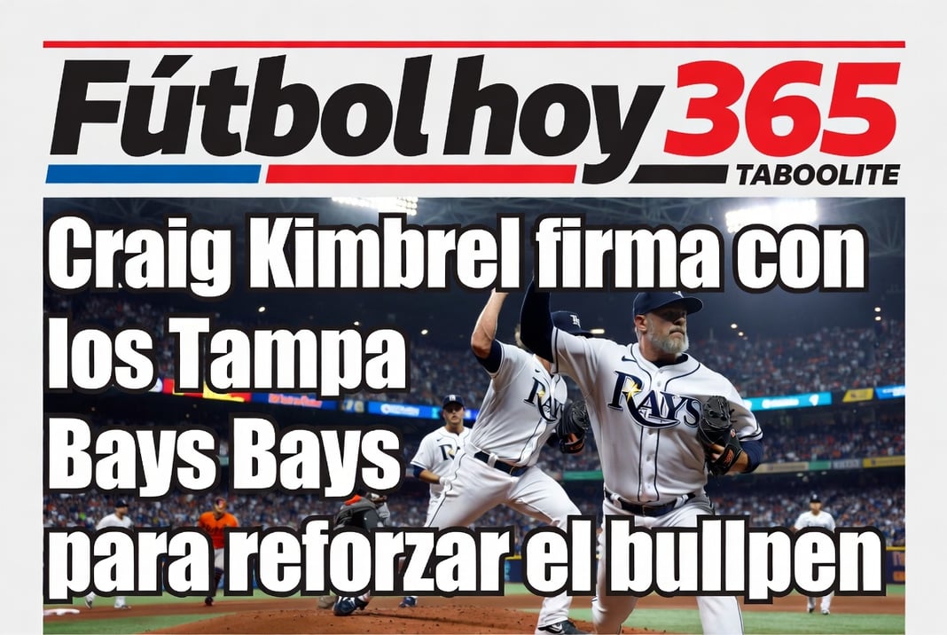 Craig Kimbrel firma con los Tampa Bay Rays para reforzar el bullpen