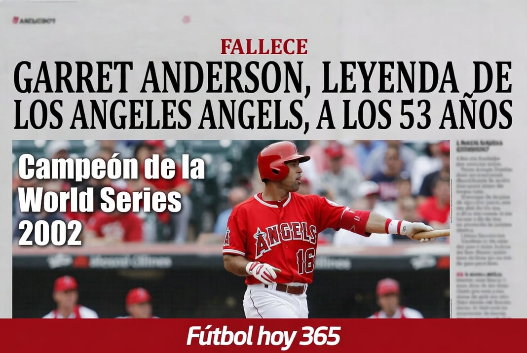 Fallece Garret Anderson, leyenda de Los Angeles Angels, a los 53 años