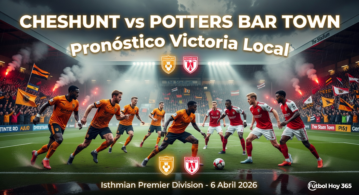 Cheshunt vs Potters Bar Town Pronóstico / Prediction