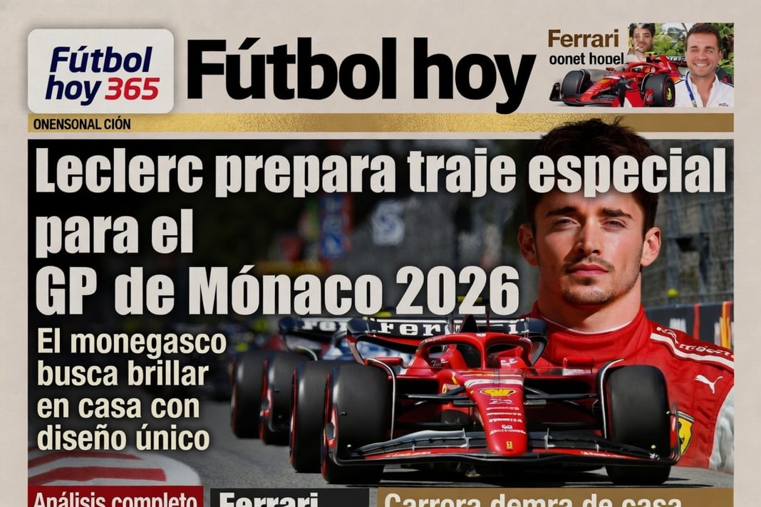 Leclerc prepara traje especial para el GP de Mónaco 2026