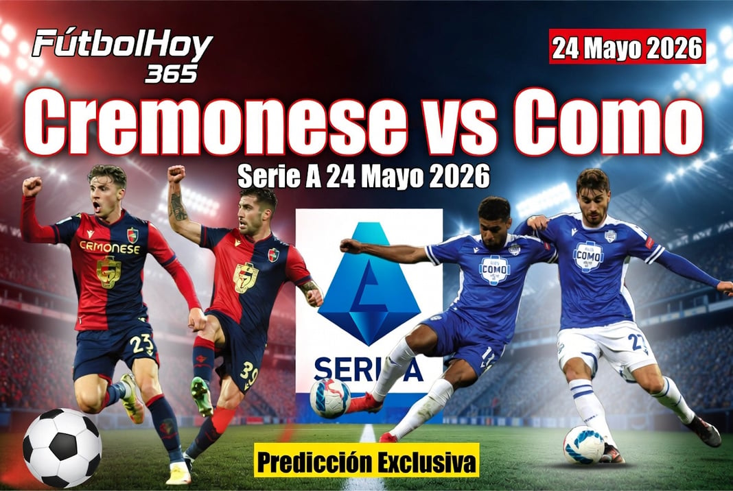 Cremonese vs Como Serie A 24 Mayo 2026