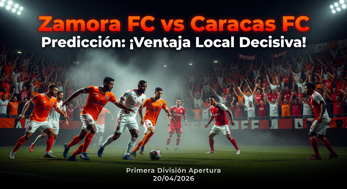 Zamora FC vs Caracas FC Pronóstico / Prediction